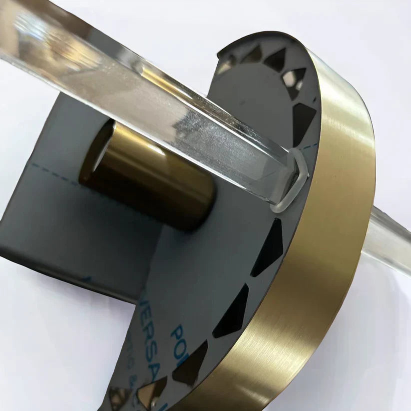 Applique murale de luxe en acier inoxydable