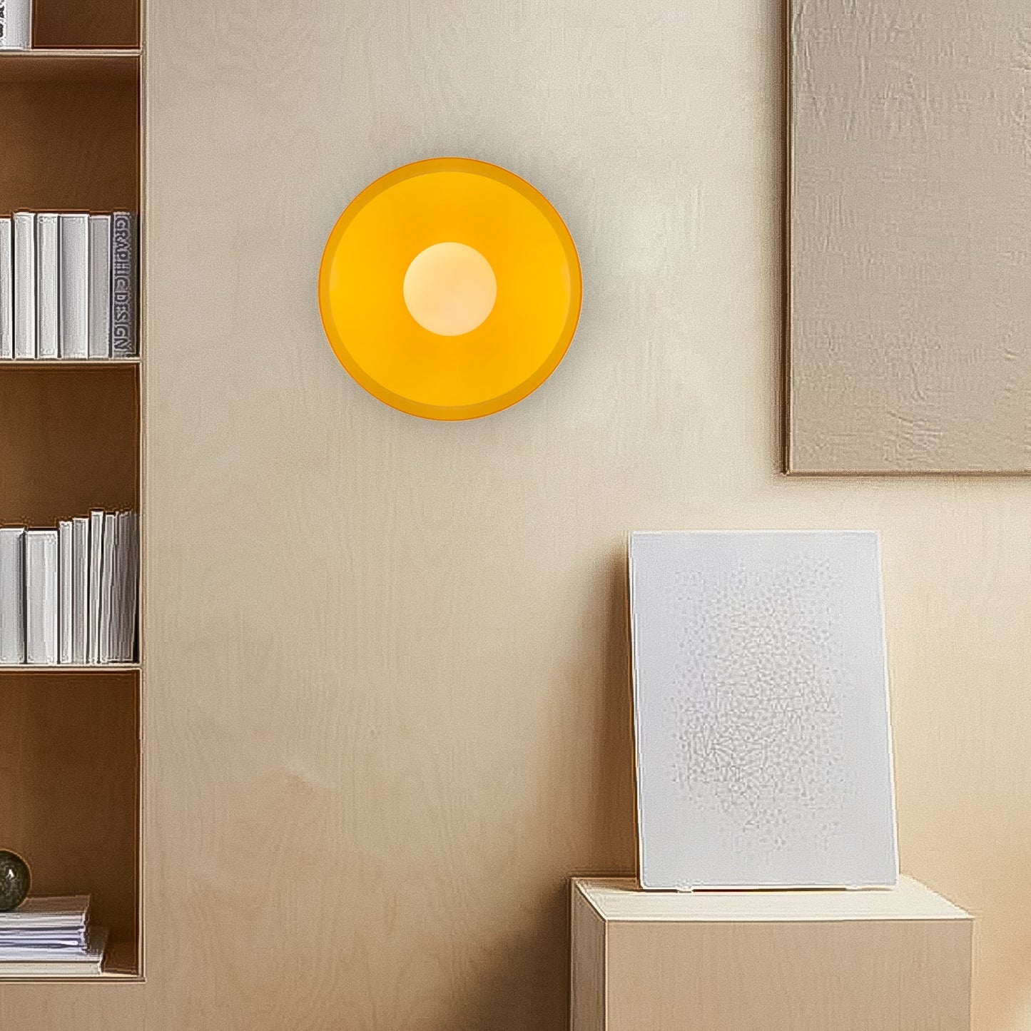 Plafonnier rond à LED encastré