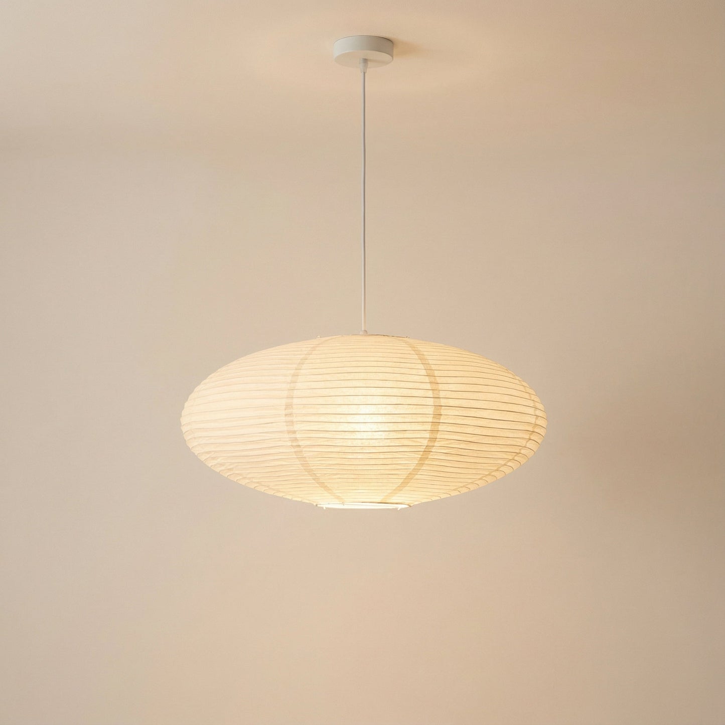 Lampe suspendue en papier minimaliste