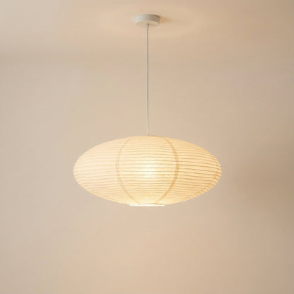 Lampe suspendue en papier minimaliste