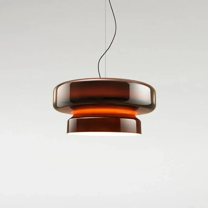 Lustre suspendu en verre design
