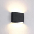 Lumière extérieure moderne étanche orientable haut-bas