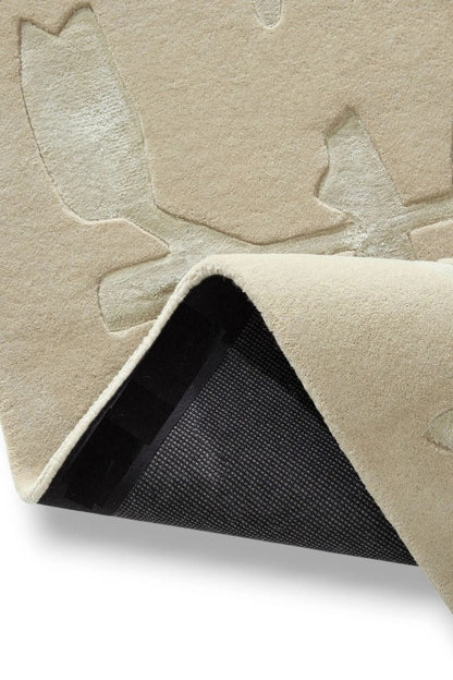 Tapis en laine Bordeaux élégant pour salon