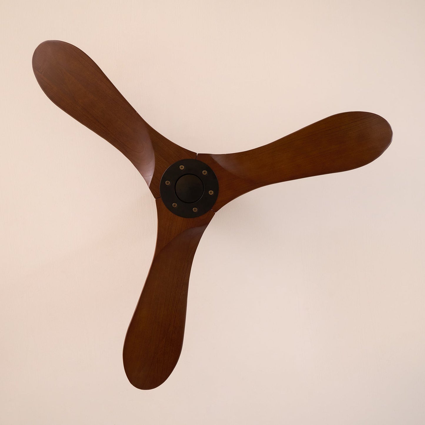 Ventilateur de plafond moderne en bois