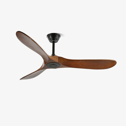 Ventilateur de plafond moderne en bois