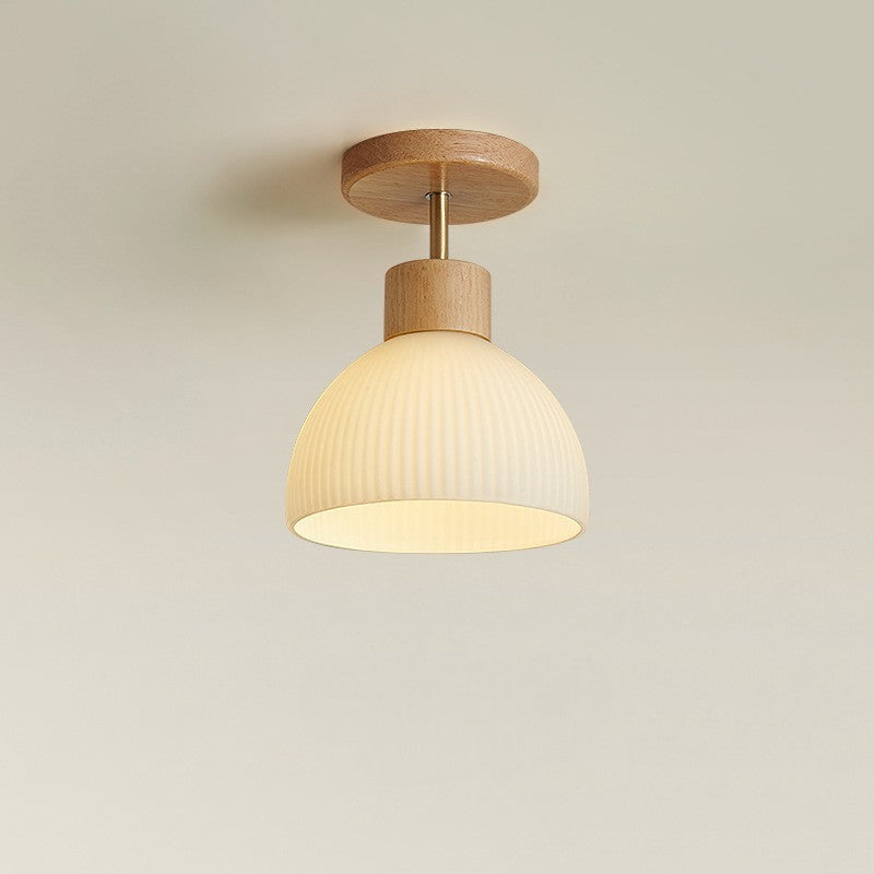 Plafonnier en bois naturel design
