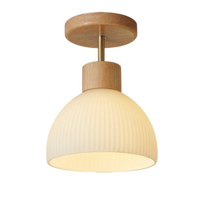 Plafonnier en bois naturel design