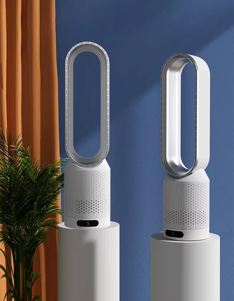 Climatiseur et purificateur d'air sans pales 3 en 1