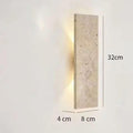 Applique murale extérieure LED en pierre naturelle