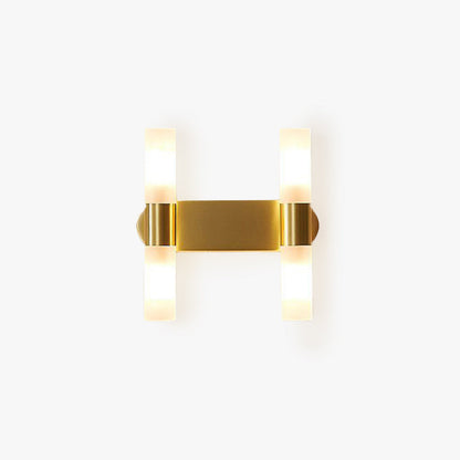 Applique murale LED dorée moderne