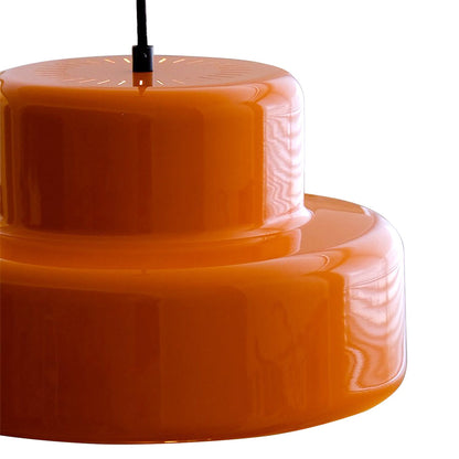 Lustre suspendu orange Bauhaus