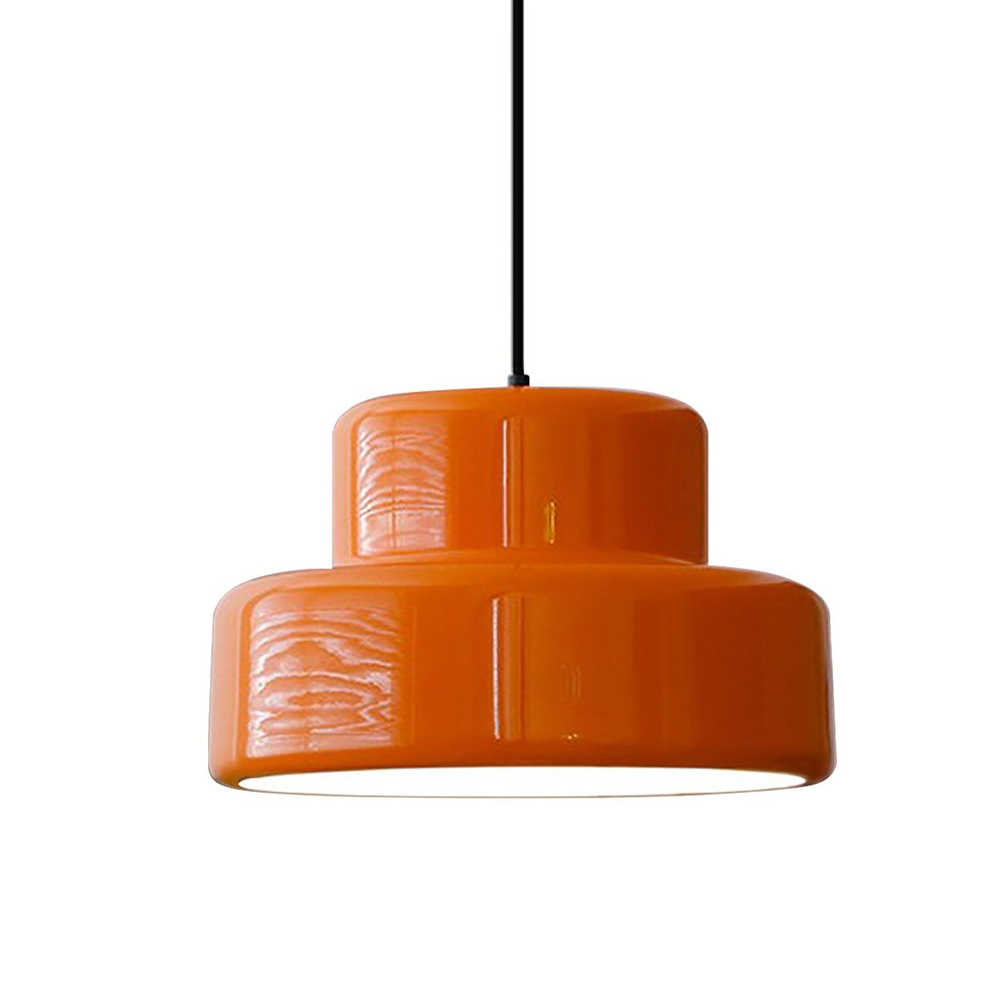 Lustre suspendu orange Bauhaus