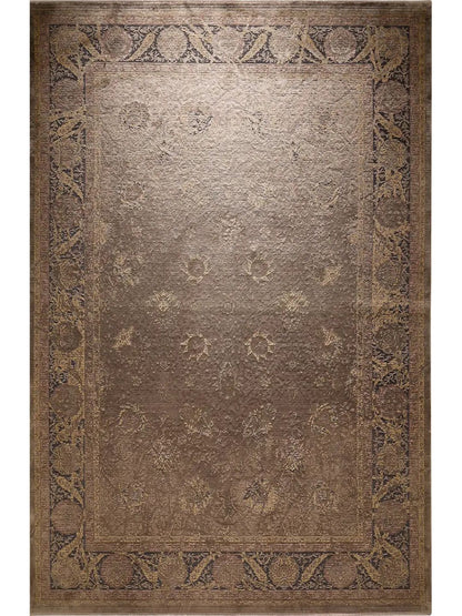 Tapis vintage bleu pour salon