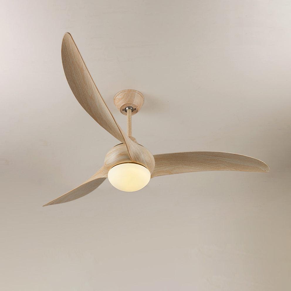 Ventilateur de plafond traditionnel avec lumière LED