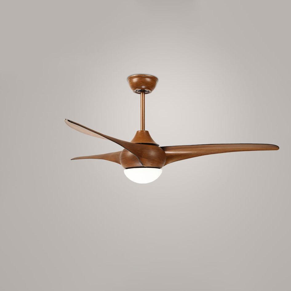 Ventilateur de plafond traditionnel avec lumière LED