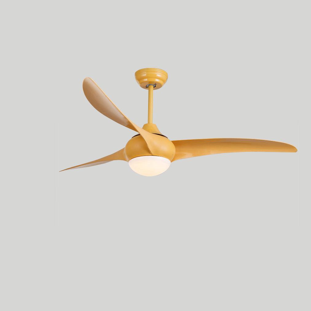 Ventilateur de plafond traditionnel avec lumière LED