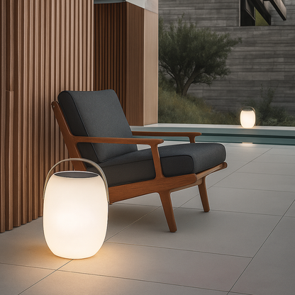 Lampe solaire portable pour patio