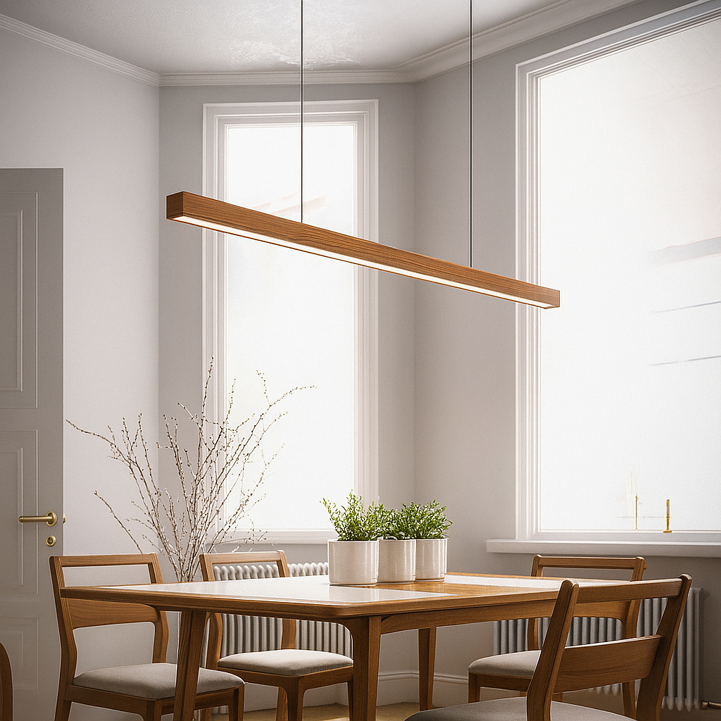 Suspension en bois scandinave moderne