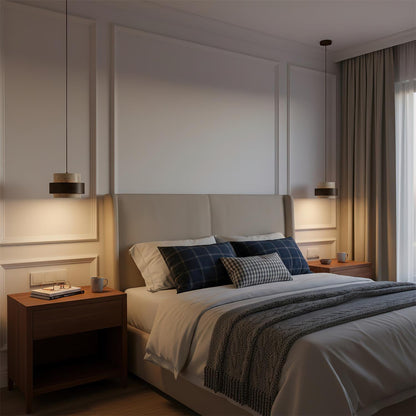 Lanterne suspendue en pierre rustique