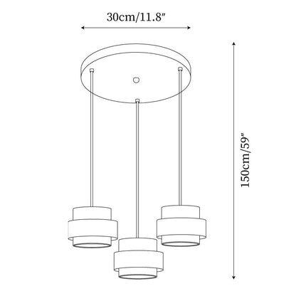 Lanterne suspendue en pierre rustique