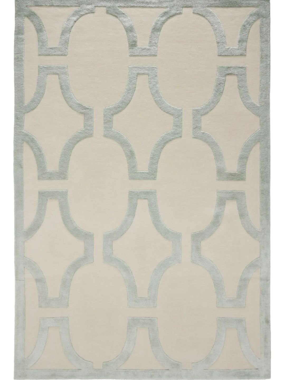 Tapis en laine crème pour salon design