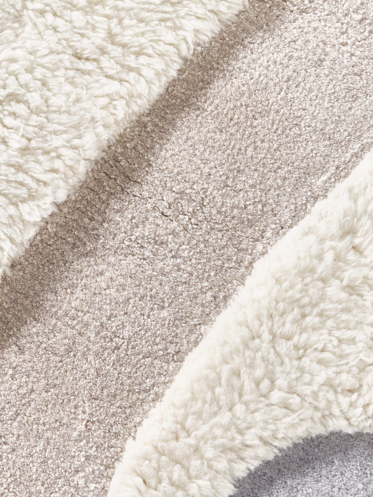 Tapis abstrait Elvara en laine et viscose