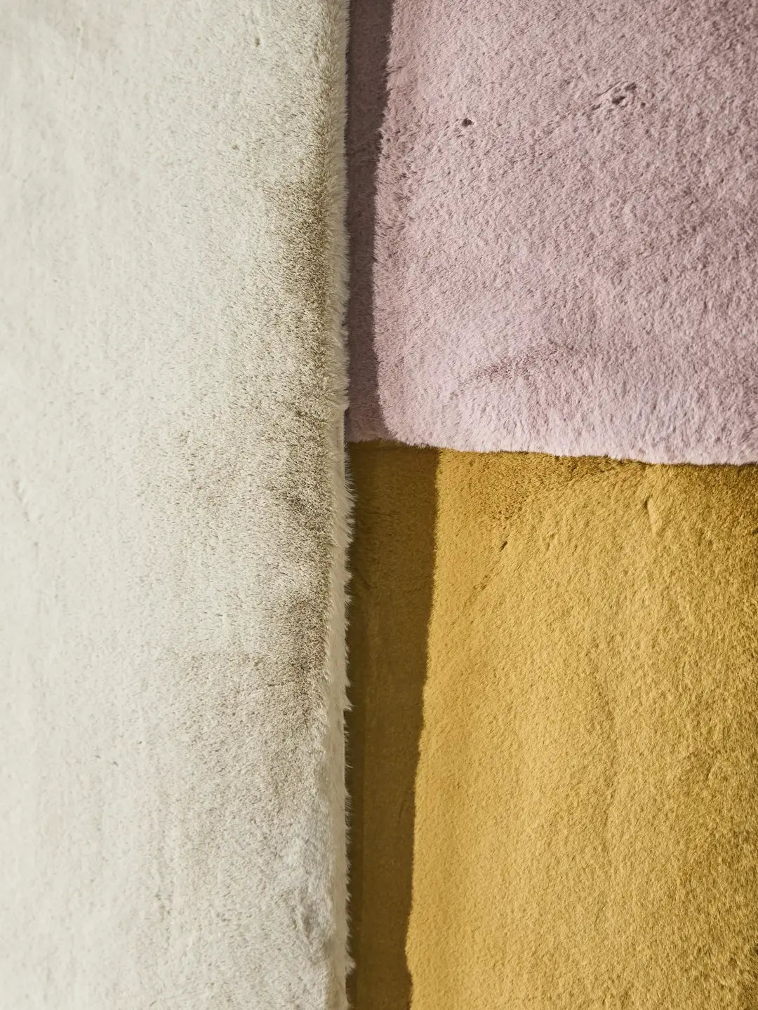 Tapis en fausse fourrure lavable