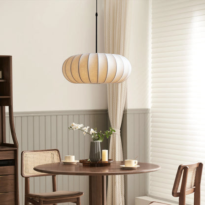 Lampes suspendues élégantes en soie