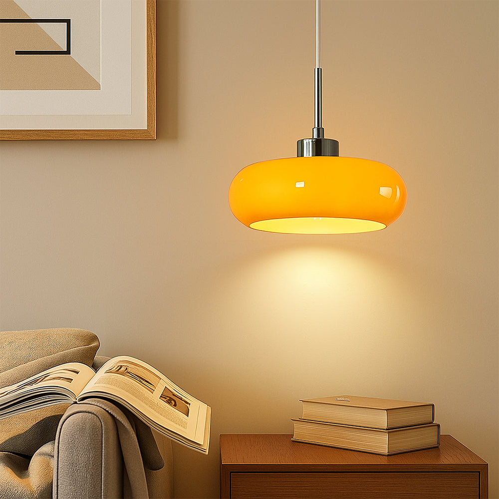 Lampe suspendue géométrique de style Bauhaus
