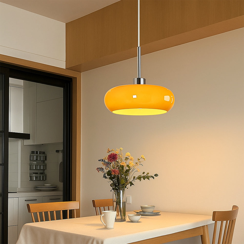 Lampe suspendue géométrique de style Bauhaus