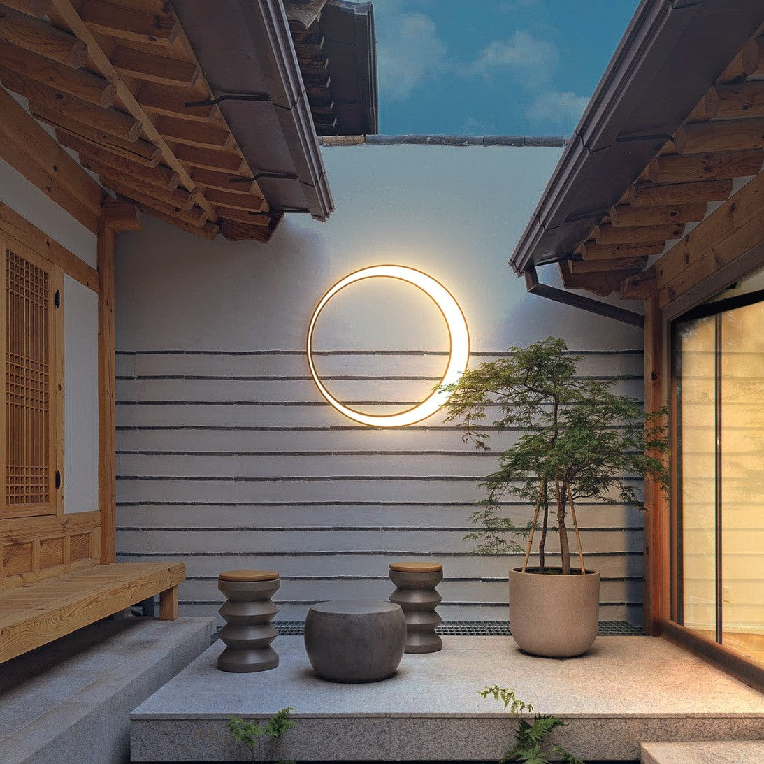 Applique murale LED extérieure moderne et étanche