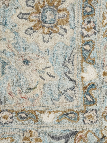 Tapis en laine et coton Veloria d’inspiration persane