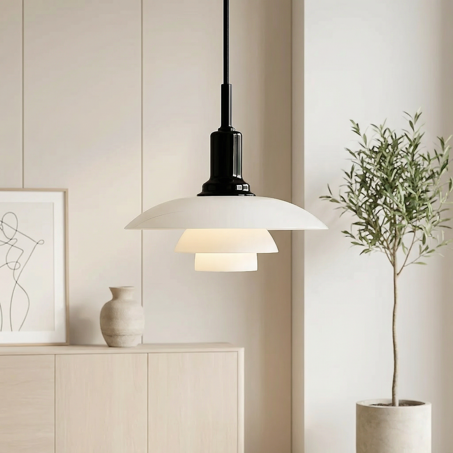 Lampe suspendue design scandinave