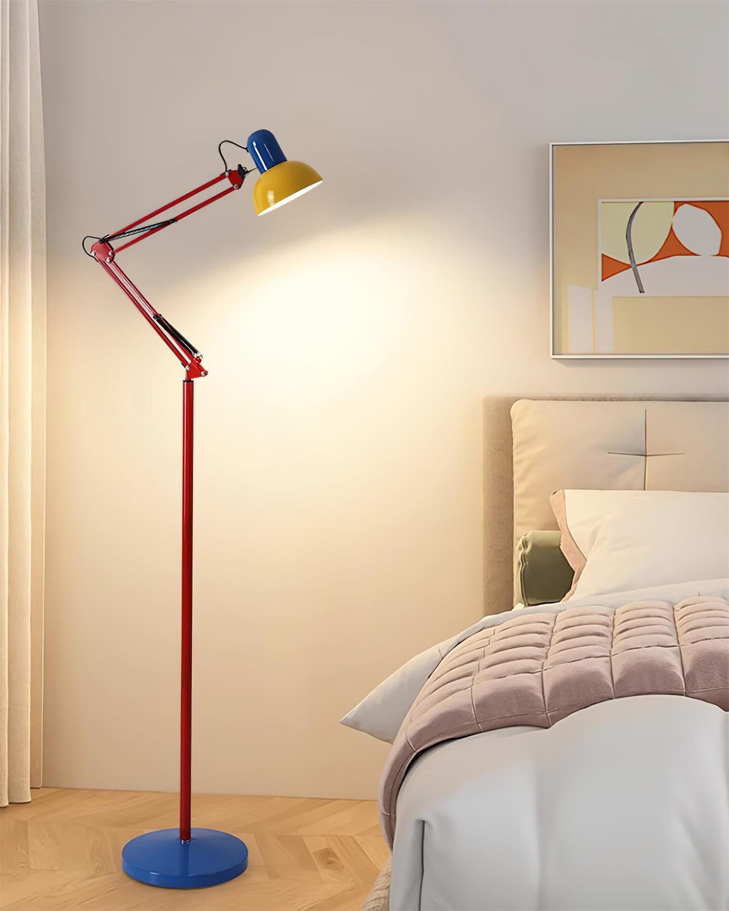 Lampe sur pied moderne artistique