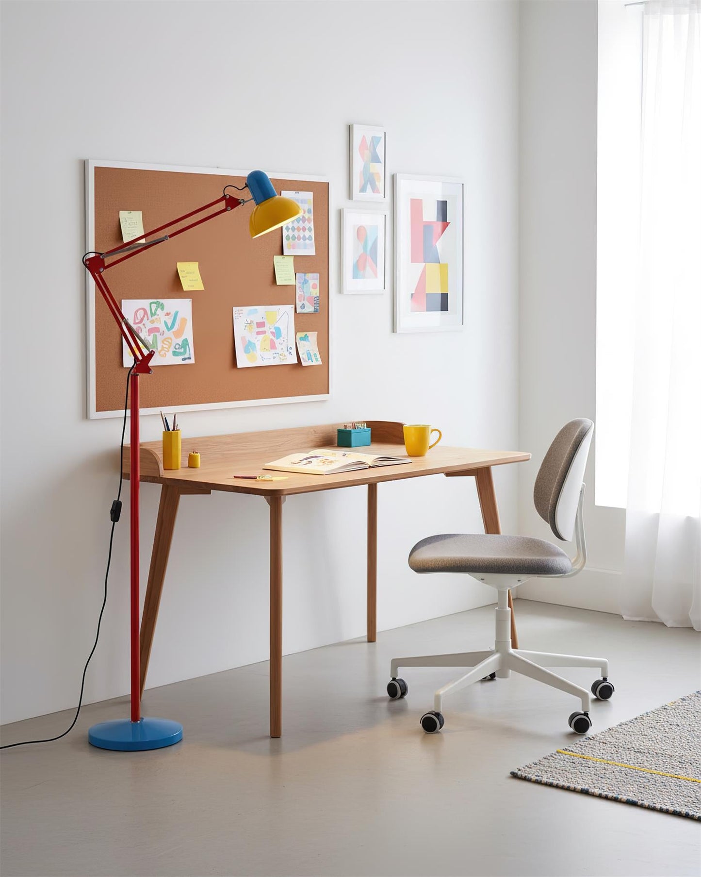 Lampe sur pied moderne artistique
