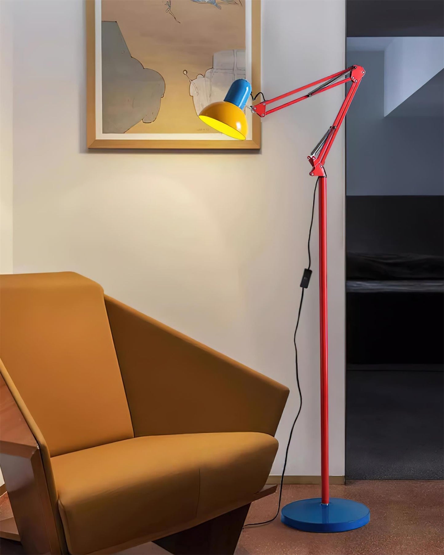 Lampe sur pied moderne artistique