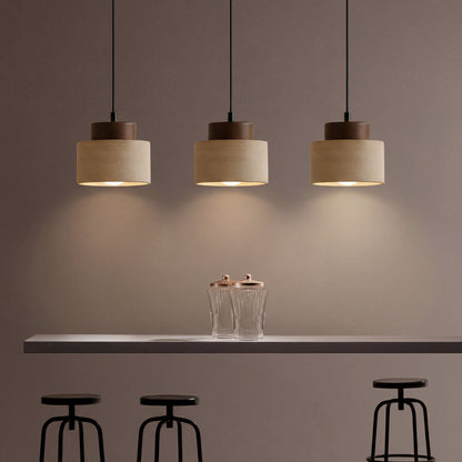 Suspension naturelle en travertin