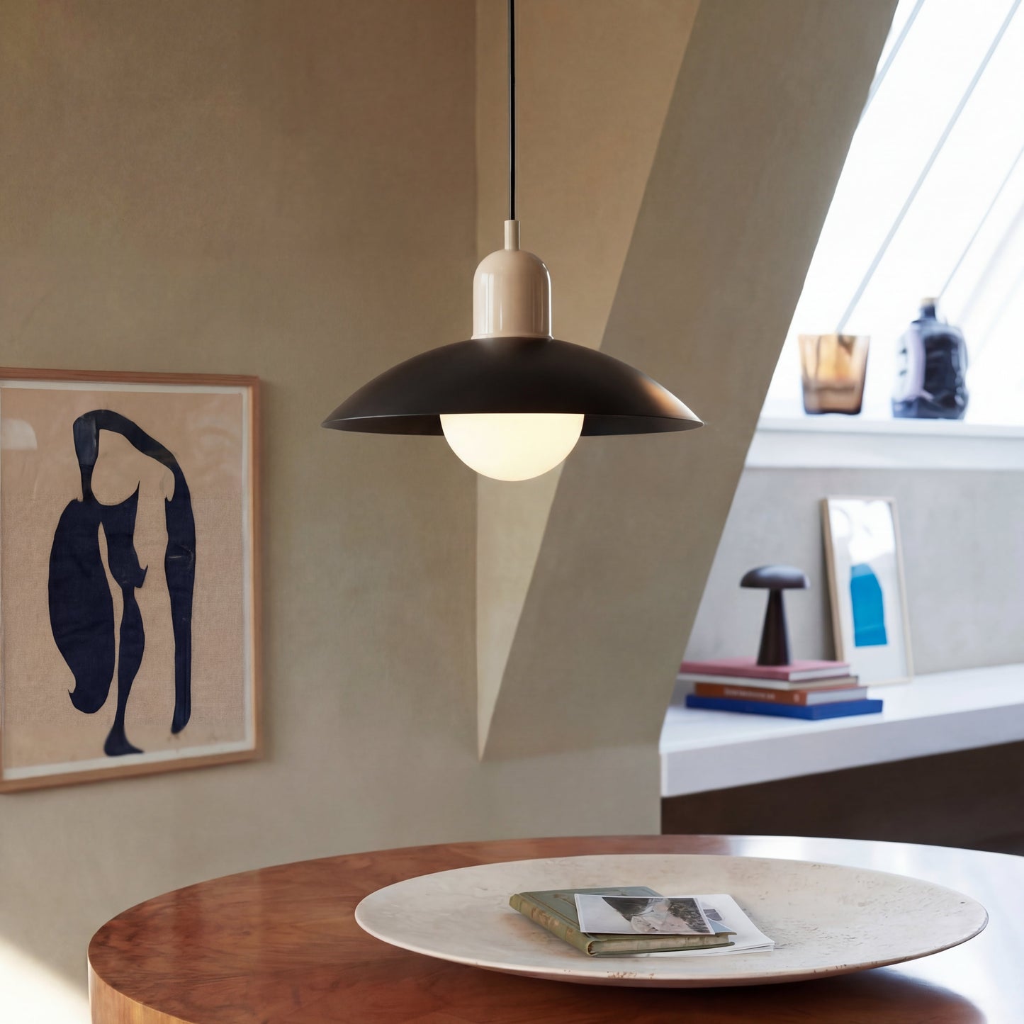 Suspension moderne au design coloré