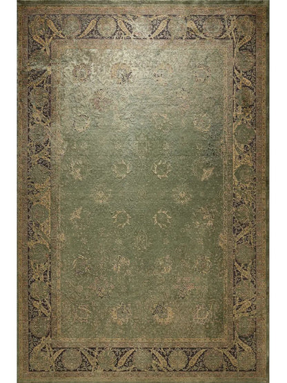 Tapis vintage bleu pour salon