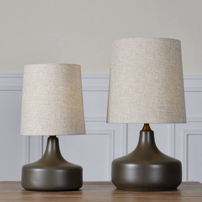 Lampe à poser en céramique style mi-siècle moderne Dravena