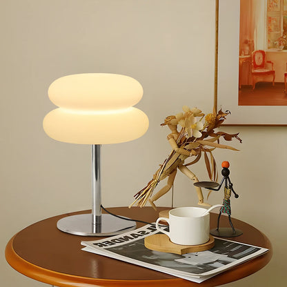 Lampe de table en verre mid-century Xandrel