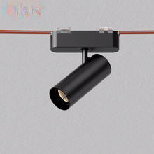 Spot LED sur rail orientable à faisceau réglable