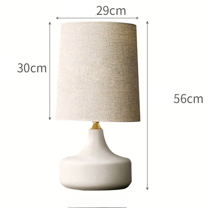 Lampe à poser en céramique style mi-siècle moderne Dravena