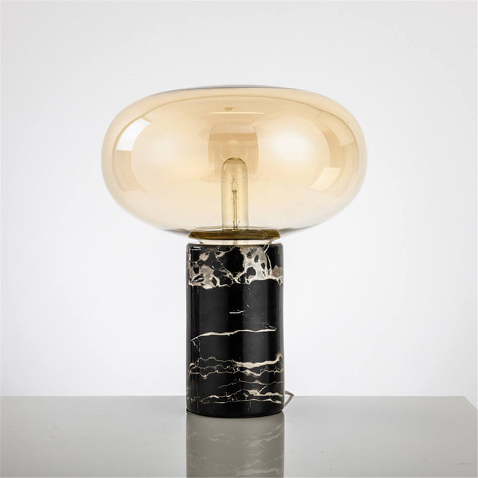 Lampe à poser en marbre style mi-siècle moderne Yorlan