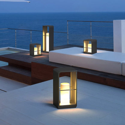 Lampadaire LED extérieur moderne