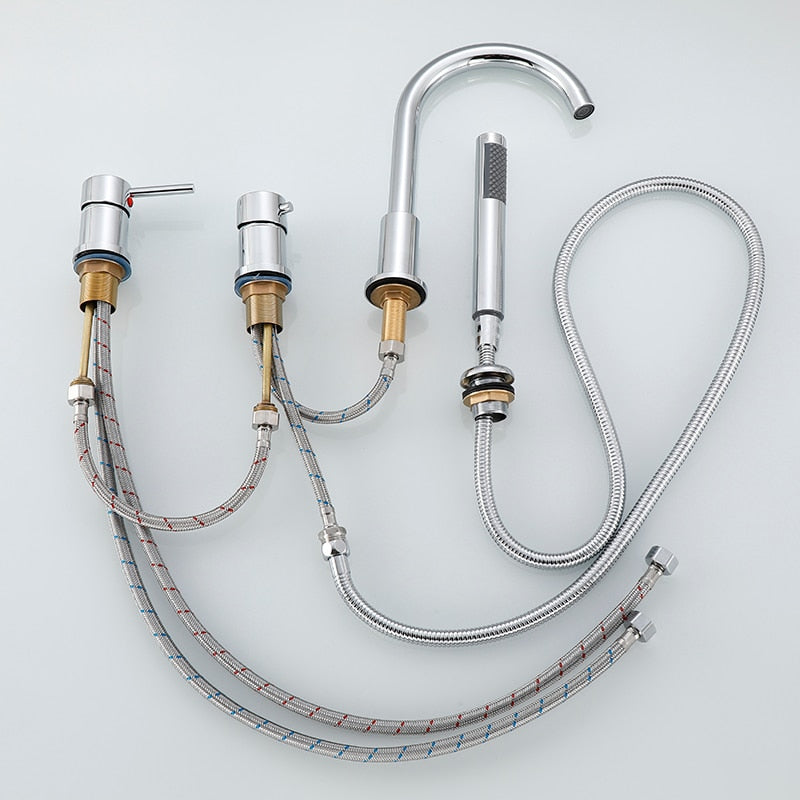 Robinet de baignoire moderne pour montage sur plage