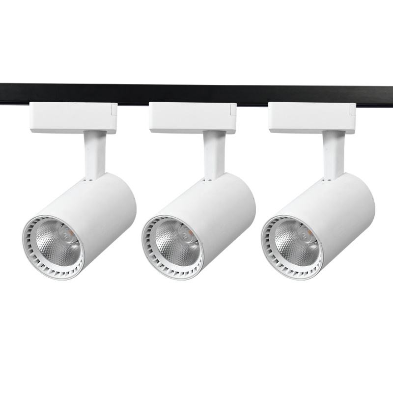 Projecteur sur rail LED COB orientable
