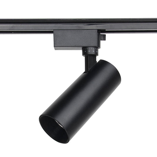 Spot LED sur rail orientable à faisceau réglable