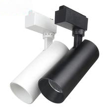 Spot LED sur rail orientable à faisceau réglable