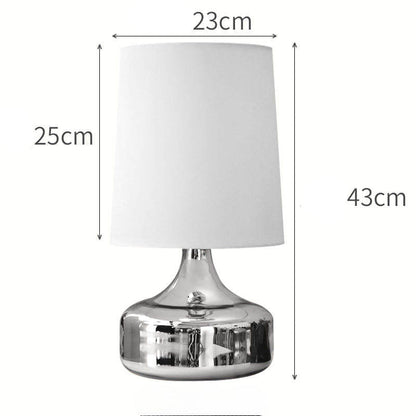 Lampe à poser en céramique style mi-siècle moderne Dravena